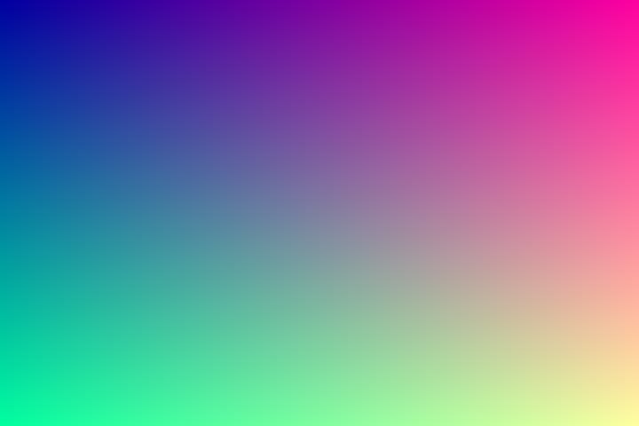 Actual gradient jpeg result